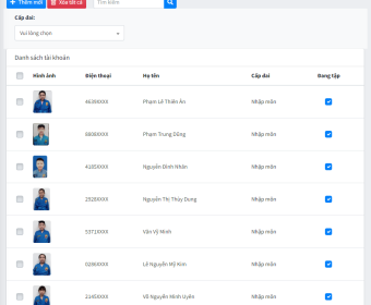 BÀI TẬP HUẤN ONLINE PHẦN 2- HƯỚNG DẪN QUẢN LÝ MÔN SINH VOVINAM