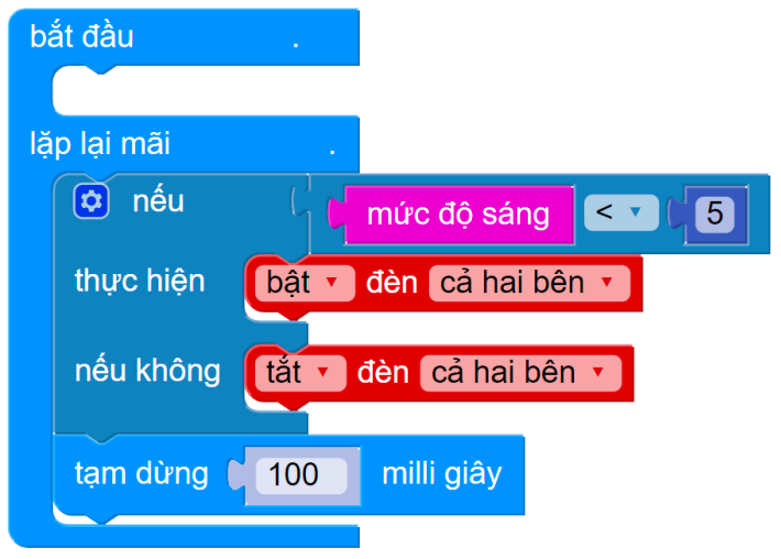 Bài 3: Thắp sáng