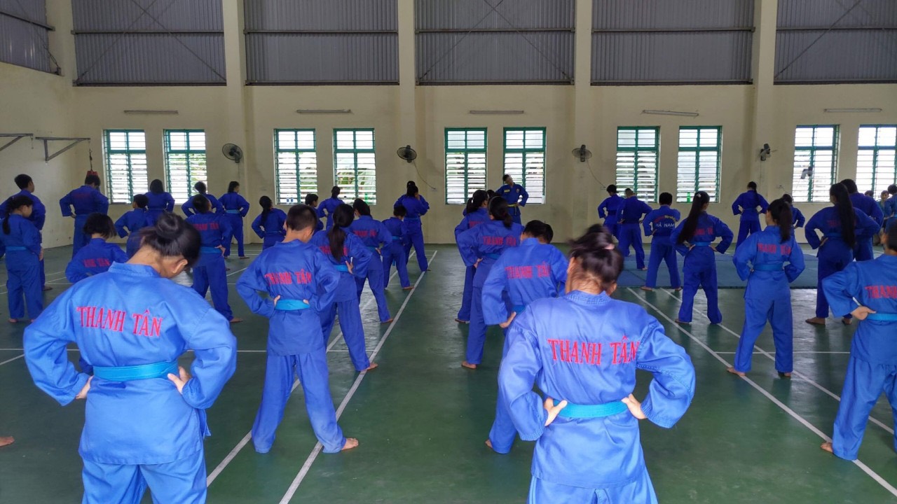 CLb Vovinam Khai Tâm Y Võ xã Thanh Tân